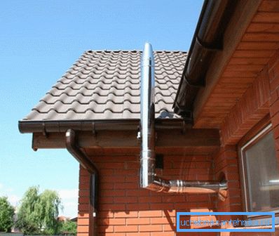 Bilden visar ventilationsröret i sidplanet. Bilden visar ventilationsröret i sidplanet.