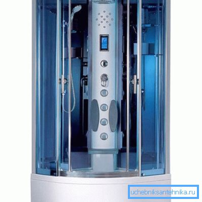 Duschlådan med foto - hydromassage. Duschlådan med foto - hydromassage.