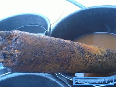 Bilden visar tydligt att silten är avgjort på skrovet.