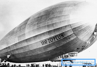 I foto - tyska flygskytten Graf Zeppelin. Duralumin användes för att bygga en stel ram som gjorde flygplanet motståndskraftigt mot vindgustar.