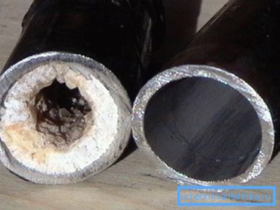 I foto - sediment som leder till avloppsvikt