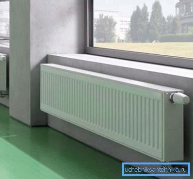 Kermi panel batterier i bilden