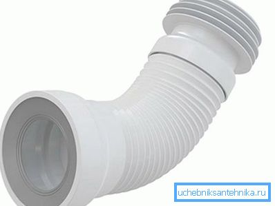 På foto - plast korrugerad rörmuffel