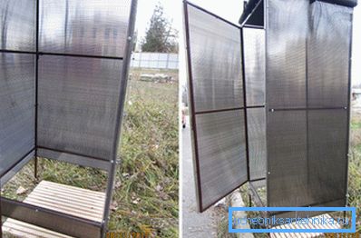 På bilden, allmetallram, mockad med polykarbonat På bilden, allmetallram, mockad med polykarbonat