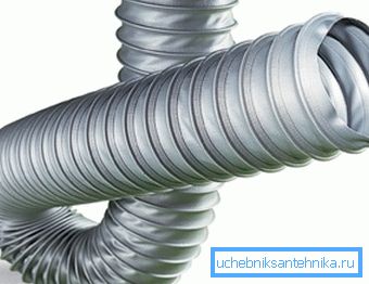 I bilden - ventilation flexibel slang