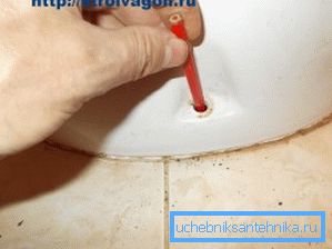 Märkning med en penna