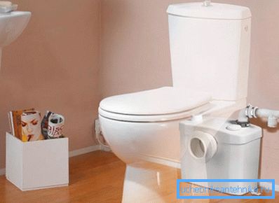 Toalettskål pump gör det möjligt att planera ett badrum var som helst.