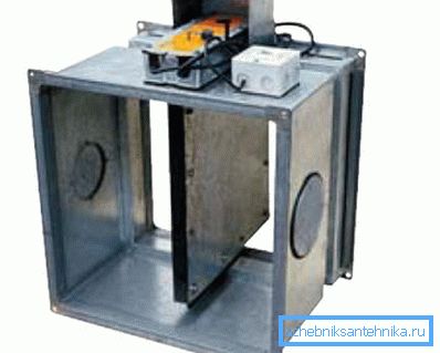 Normalt öppen brandspjäll. Normalt öppen brandspjäll.
