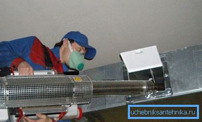 Desinfektion av industrikanal