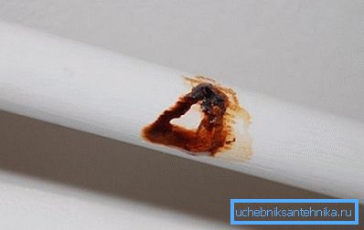 Skapat en fistel på värmepipen