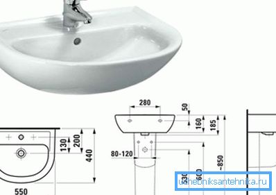 Ofta bifogar tillverkarna speciella installationsanvisningar till sina produkter, vilket nödvändigtvis innehåller dimensioner, men om det är nödvändigt kan de korrigeras, det är viktigt att de inte påverkar arbetet