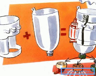 Mycket intressant och mångsidig lösning - en multifunktionell och bekväm dusch av plastflaskor med egna händer.
