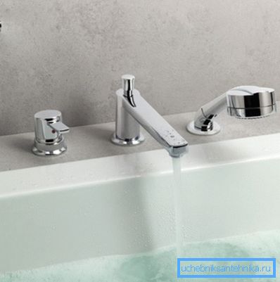 Singelhandtag (joystick) mixer - inbyggd bad