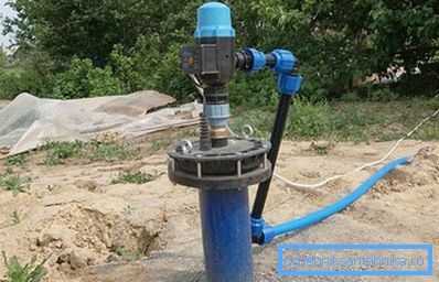 Wellhead med pump