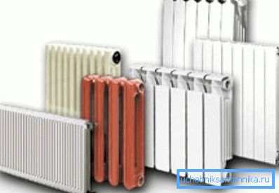 Den typ av radiator som används bestämmer effektiviteten hos värmesystemet.
