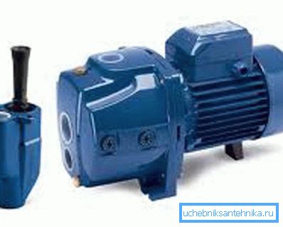 Separat vattenpump