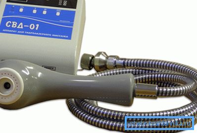 Inbyggd enhet för hydrolaser massage