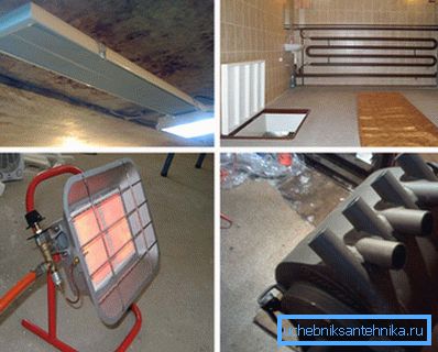 Värmesystem för garaget kan vara av olika slag