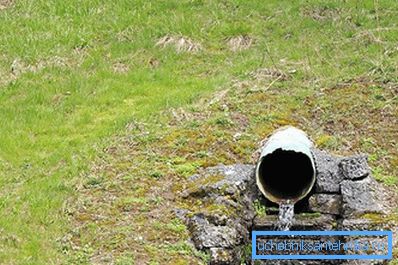 Avlopp av vatten från anläggningens avloppssystem