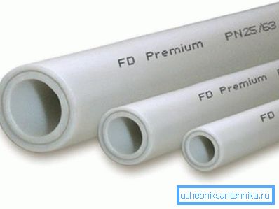 Storlekstabell för vattenrör: val av produkter för att lösa