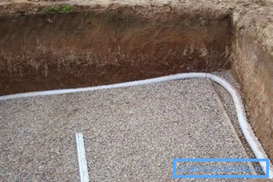 Reservoaravloppet under fundamentet