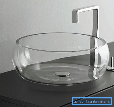 Utsätt inte glas för stora belastningar: för ett kök kommer en sådan produkt inte att fungera