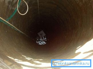 Dränkbar pump installeras direkt i brunnen.