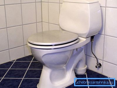 Efter installationen, lämna toaletten ensam i 12-24 timmar.