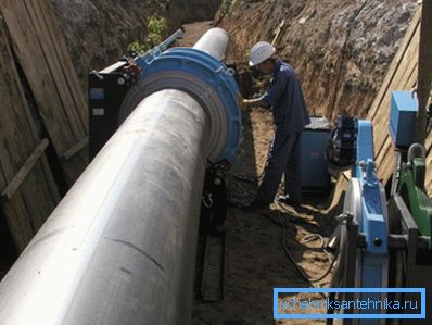 Med en rördiameter på 800 mm per arbetsdag får inte mer än åtta fogar göras. Med en rördiameter på 800 mm per arbetsdag får inte mer än åtta fogar göras.