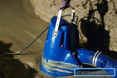 Avlopp kräver att pumpen fäller silt och sand.