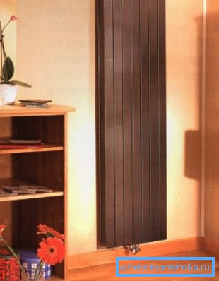 Exempel på en hög radiator