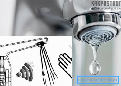 Funktionsprincipen för den kontaktfria enheten.