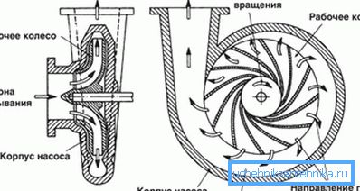 Schematiskt diagram över virvelpumpen. Schematiskt diagram över virvelpumpen.