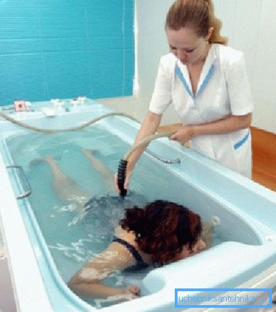 Professionell hydromassage. Professionell hydromassage.