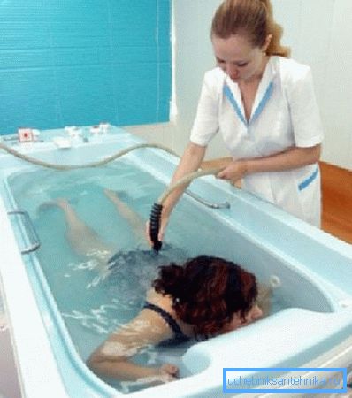 Professionell hydromassage.