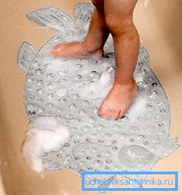 Anti-slip silikon matta.