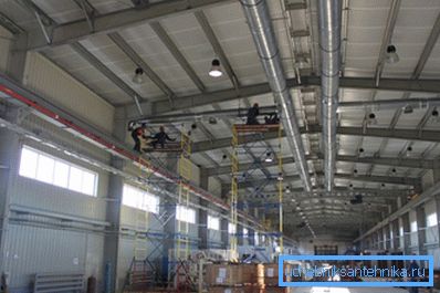 Installationsprocessen för ventilationssystemet