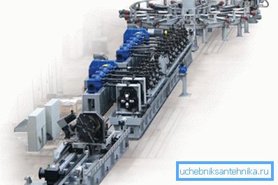 Rak linje.
