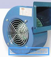 Radial huva