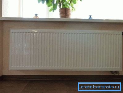 Prado radiator i inredningen av rummet