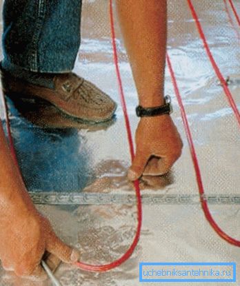 Layout av termisk kabel