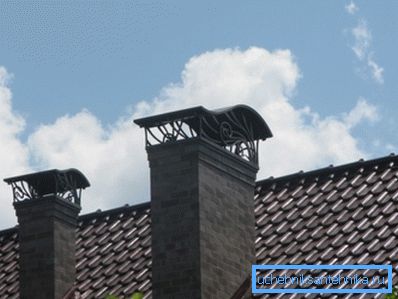 Utmatningsställen på takytan Utmatningsställen på takytan