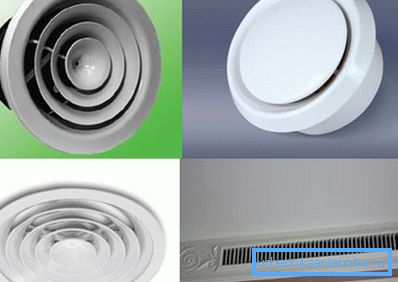 Olika diffusoralternativ för ventilation Olika diffusoralternativ för ventilation