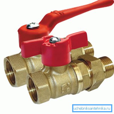 Kulventilens dimensioner DN50 mm KShTSK, samma som i KShTsM