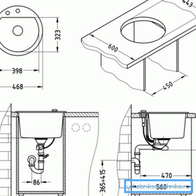 Märkning av hål i bordsskivan för montering av mortise skal. Märkning av hål i bordsskivan för montering av mortise skal.