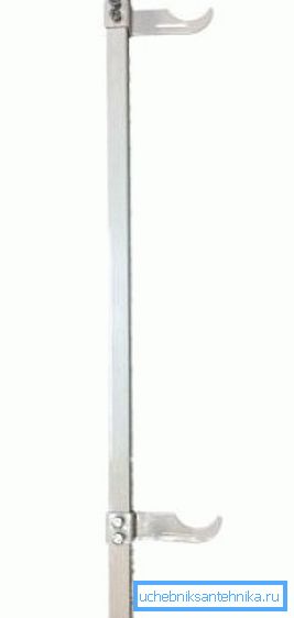 Justerbar golvfäste för aluminium radiator Justerbar golvfäste för aluminium radiator