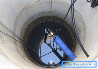 Brunnsaxel med nedsänkbar pump Brunnsaxel med nedsänkbar pump
