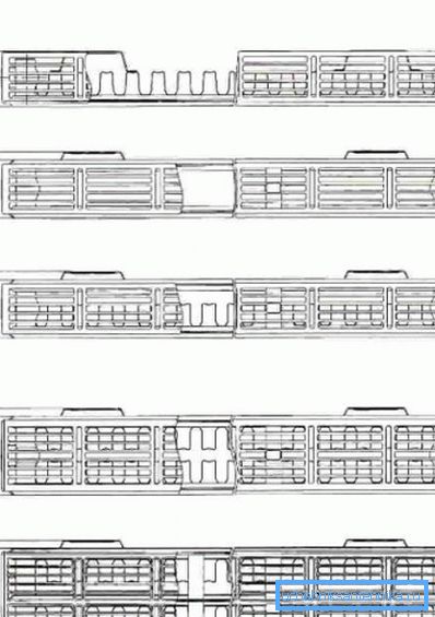 Diagram över Prado-radiatormodellområdet
