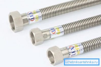 Bellows (gas) slangar som kan sättas på vattenförsörjningen Bellows (gas) slangar som kan sättas på vattenförsörjningen