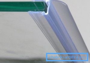 Silikonpackning på glas Silikonpackning på glas